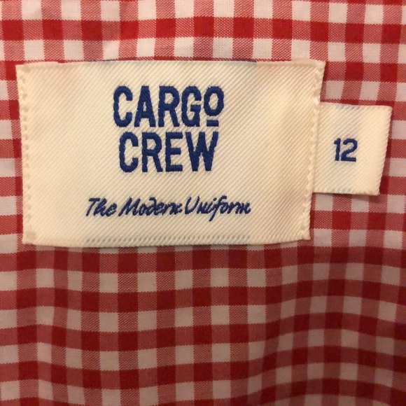 Cargo Crew red / white plaid cotton shirt - Picture 6 of 6